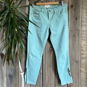 CURRENT/ELLIOTT The Zip Stiletto Jean Faded Teal -29